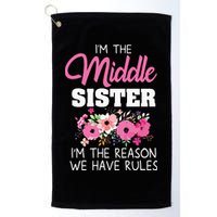 Middle Sister Shirts Im The Reason We Have Rules Matching Golf Towel