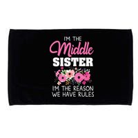Middle Sister Shirts Im The Reason We Have Rules Matching Microfiber Hand Towel
