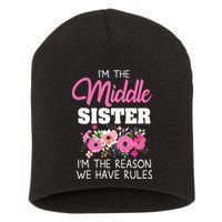 Middle Sister Shirts Im The Reason We Have Rules Matching Short Acrylic Beanie
