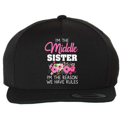 Middle Sister Shirts Im The Reason We Have Rules Matching Wool Snapback Cap
