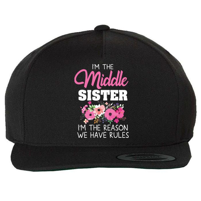 Middle Sister Shirts Im The Reason We Have Rules Matching Wool Snapback Cap