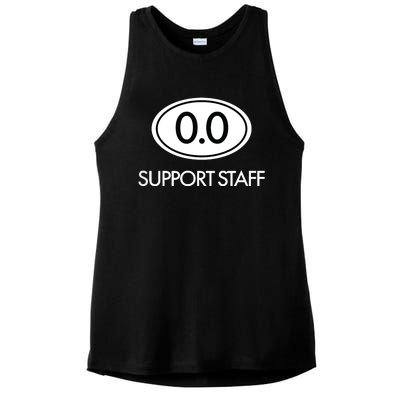 Marathon Support Staff 00 Circle T Ladies PosiCharge Tri-Blend Wicking Tank