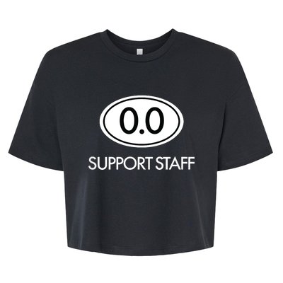 Marathon Support Staff 00 Circle T Bella+Canvas Jersey Crop Tee