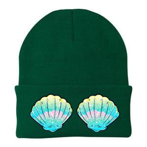 Mermaid Sea Shell Bra Birthday Costume Women Knit Cap Winter Beanie