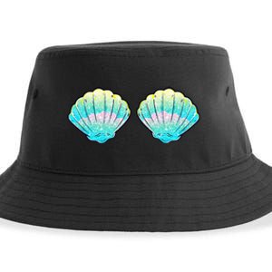 Mermaid Sea Shell Bra Birthday Costume Women Sustainable Bucket Hat