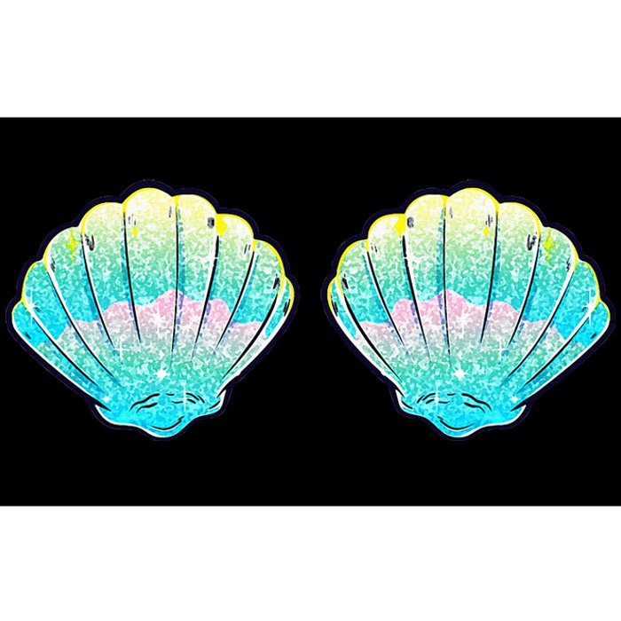 Mermaid Sea Shell Bra Birthday Costume Women Bumper Sticker