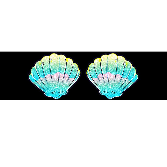 Mermaid Sea Shell Bra Birthday Costume Women Bumper Sticker