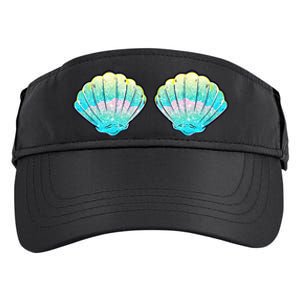 Mermaid Sea Shell Bra Birthday Costume Women Adult Drive Performance Visor