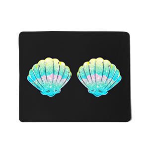 Mermaid Sea Shell Bra Birthday Costume Women Mousepad