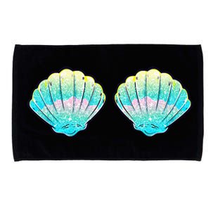 Mermaid Sea Shell Bra Birthday Costume Women Microfiber Hand Towel