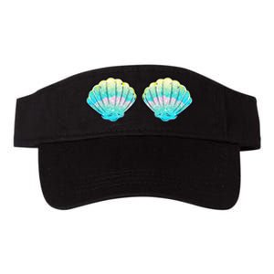 Mermaid Sea Shell Bra Birthday Costume Women Valucap Bio-Washed Visor