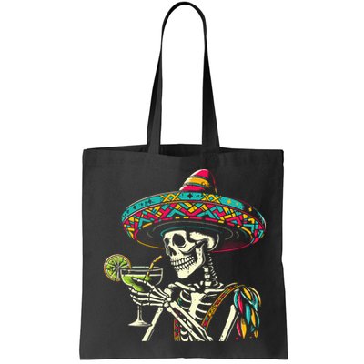 Mexican Skeleton Sombrero Cinco De Mayo Mexican Fiesta Party Bag