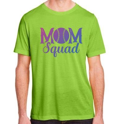 Mom Squad Sports Player Athletic Mothers Day Baseball Gift Adult ChromaSoft Performance T-Shirt