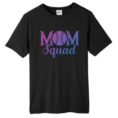 Mom Squad Sports Player Athletic Mothers Day Baseball Gift Tall Fusion ChromaSoft Performance T-Shirt