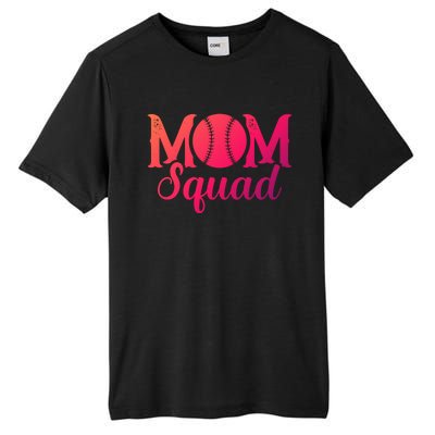 Mom Squad Sports Player Athletic Mothers Day Baseball Gift Tall Fusion ChromaSoft Performance T-Shirt