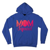 Mom Squad Sports Player Athletic Mothers Day Baseball Gift Hoodie