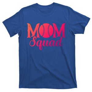 Mom Squad Sports Player Athletic Mothers Day Baseball Gift T-Shirt