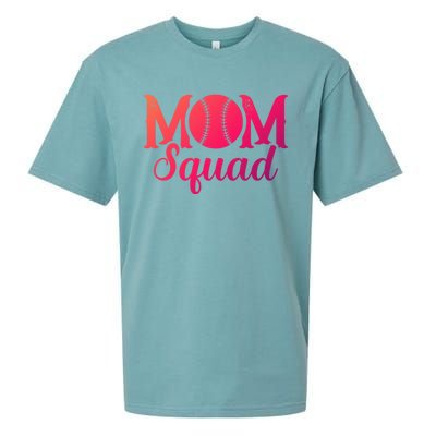 Mom Squad Sports Player Athletic Mothers Day Baseball Gift Sueded Cloud Jersey T-Shirt