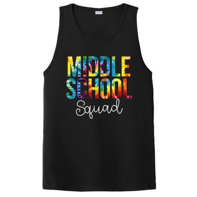 Middle School Squad Tie Dye Appreciation Day Back To School PosiCharge Competitor Tank