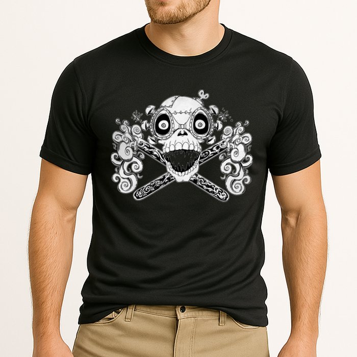 Mad Science Skull And Crossbones Performance Shirt