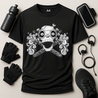Mad Science Skull And Crossbones Performance Shirt
