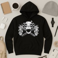Mad Science Skull And Crossbones Hoodie