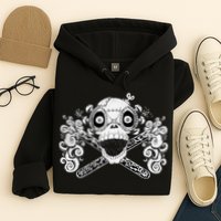 Mad Science Skull And Crossbones Hoodie