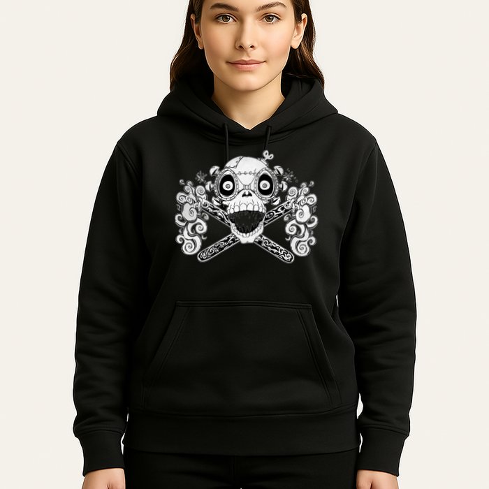 Mad Science Skull And Crossbones Hoodie