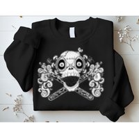 Mad Science Skull And Crossbones Sweatshirt