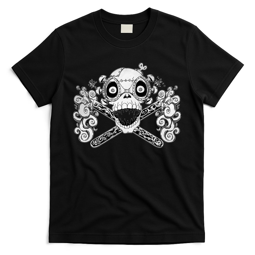 Mad Science Skull And Crossbones T-Shirt