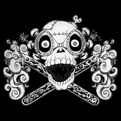 Mad Science Skull And Crossbones T-Shirt
