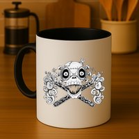 Mad Science Skull And Crossbones Mug