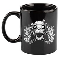 Mad Science Skull And Crossbones 11oz C Handle Ceramic Mug