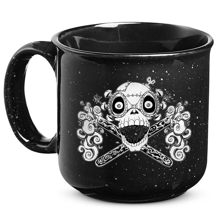 Mad Science Skull And Crossbones 15oz Campfire Ceramic Mug