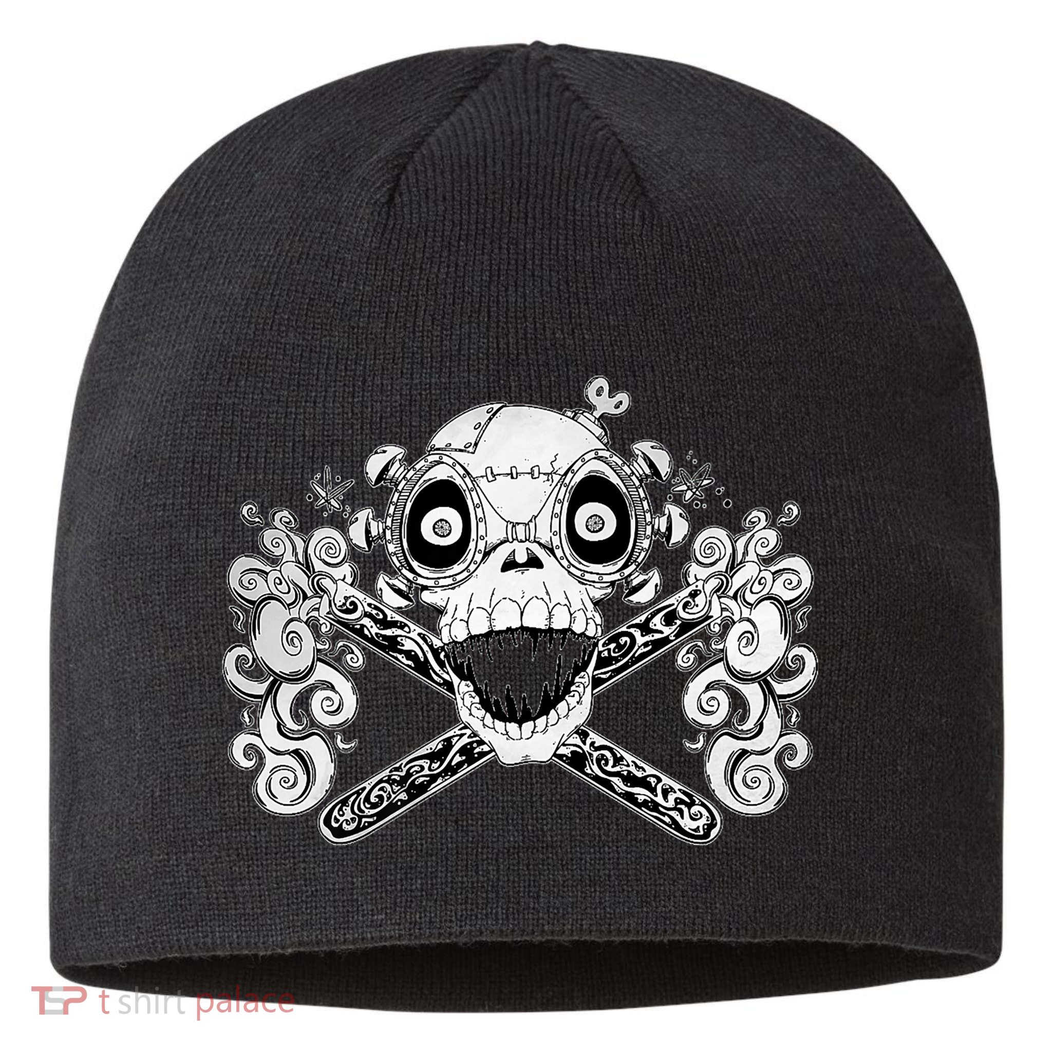 Mad Science Skull And Crossbones Sustainable Beanie