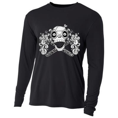 Mad Science Skull And Crossbones Cooling Performance Long Sleeve Crew