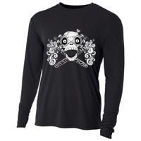 Mad Science Skull And Crossbones Cooling Performance Long Sleeve Crew