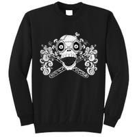 Mad Science Skull And Crossbones Tall Sweatshirt