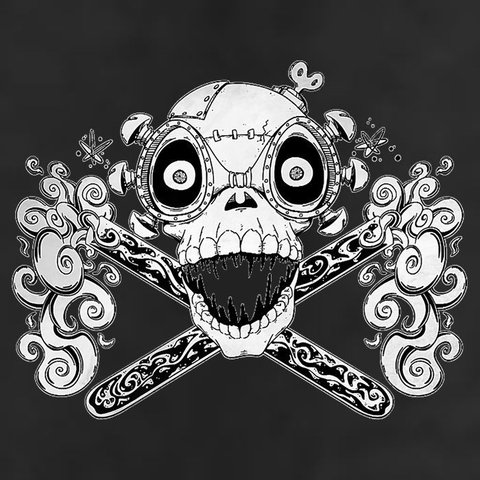 Mad Science Skull And Crossbones 25L Jumbo Tote
