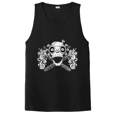 Mad Science Skull And Crossbones PosiCharge Competitor Tank
