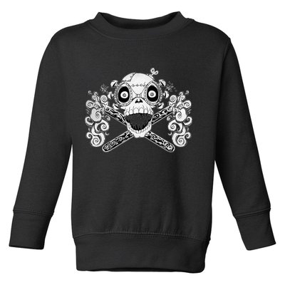 Mad Science Skull And Crossbones Toddler Sweatshirt