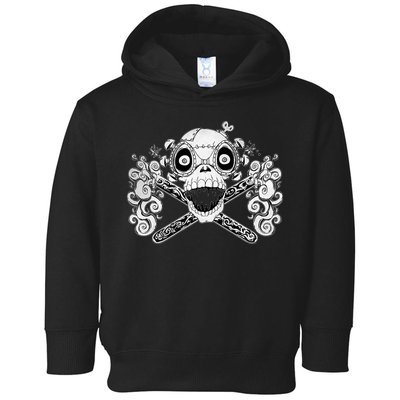 Mad Science Skull And Crossbones Toddler Hoodie