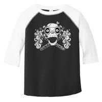 Mad Science Skull And Crossbones Toddler Fine Jersey T-Shirt