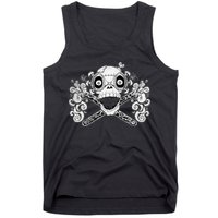 Mad Science Skull And Crossbones Tank Top