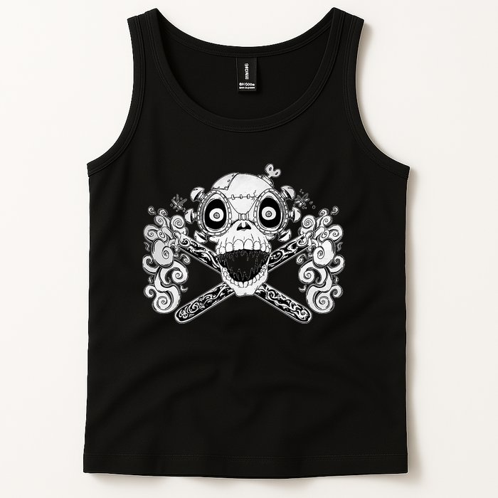 Mad Science Skull And Crossbones Tank Top