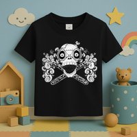 Mad Science Skull And Crossbones Toddler T-Shirt