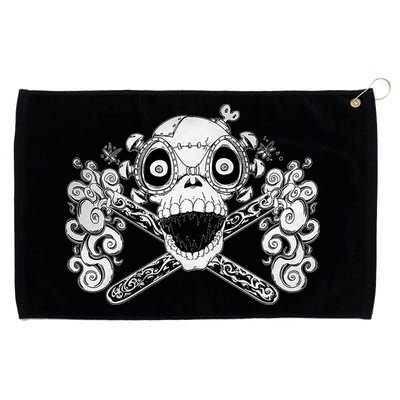 Mad Science Skull And Crossbones Grommeted Golf Towel