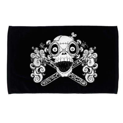 Mad Science Skull And Crossbones Microfiber Hand Towel