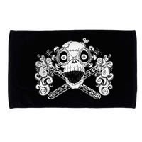 Mad Science Skull And Crossbones Microfiber Hand Towel