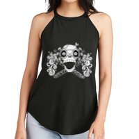 Mad Science Skull And Crossbones Women's Perfect Tri Rocker Tank